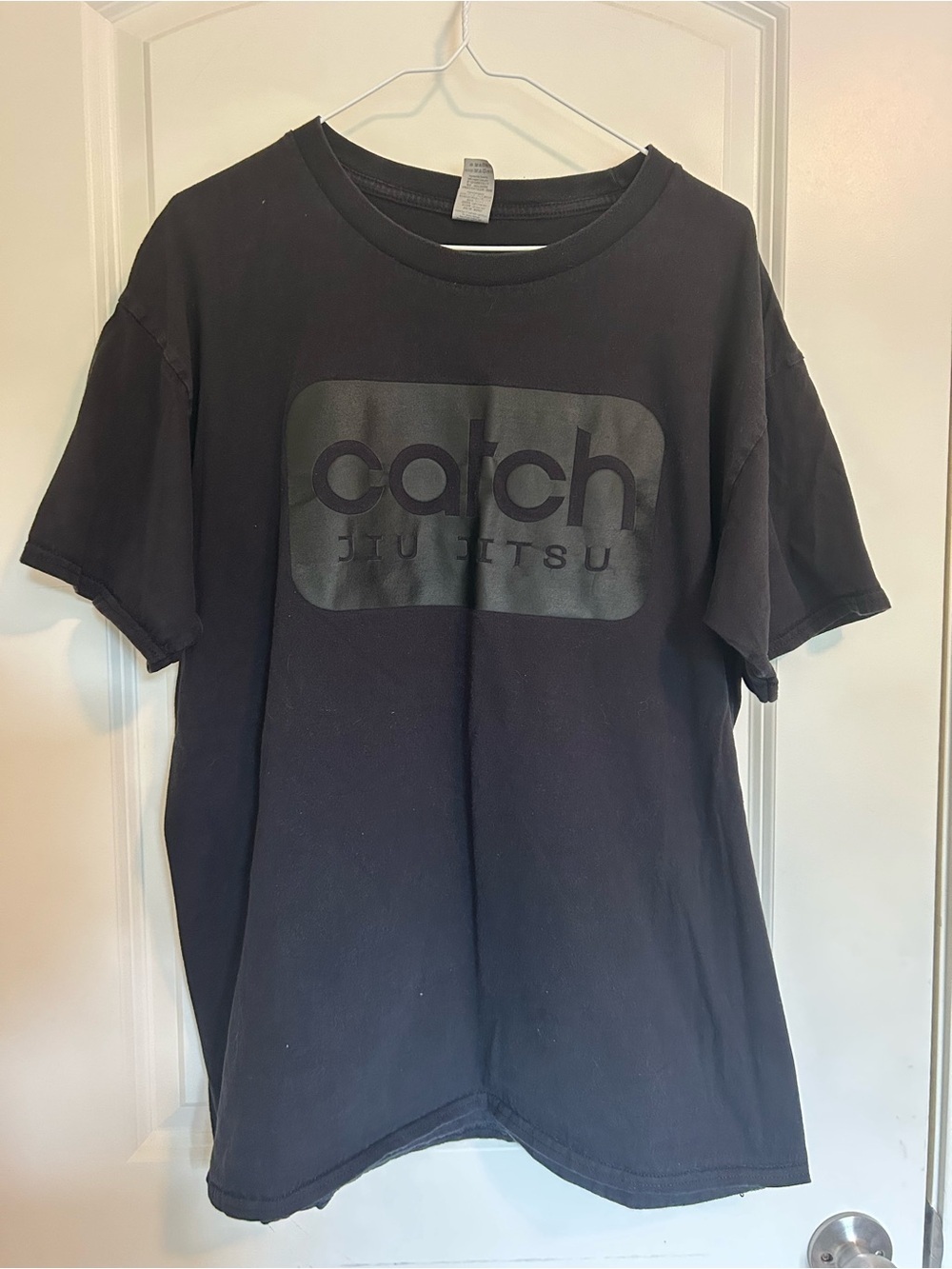 Black Short Sleeve black Catch Ju Jitsu Tee